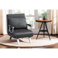 HOMCOM Sofa Bed, Dark Grey