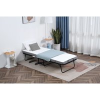 HOMCOM Metal Portable Folding Bed