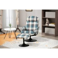 HOMCOM Adjustable Recliner & Footstool