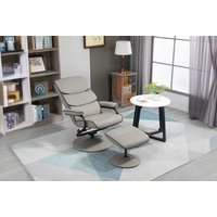 HOMCOM Faux Leather Recliner Chair