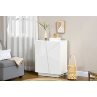 HOMCOM Bedroom Storage Cabinet, White