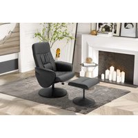 HOMCOM High Back Recliner Chair, Black