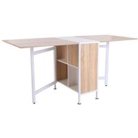 HOMCOM Foldable Workstation Table