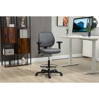 Vinsetto Drafting Chair - Grey