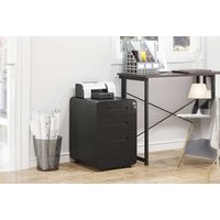 Vinsetto 3-Drawer File Cabinet, Rolling