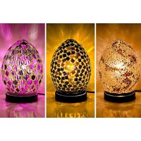 Mosaic Egg Lamp