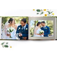Personalised Wedding Leather Photobook