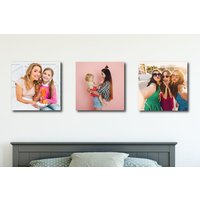 3 Square Photo Canvas Prints