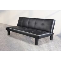 3 Seater PU Faux Leather Sofa Bed