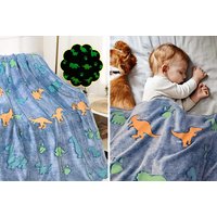 Halloween Ghost Spider Flannel Blanket