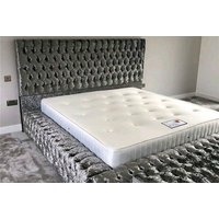Premium Grey Upholstered Bed Frame