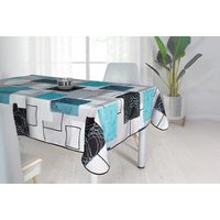 Stain Resistant Tablecloth Sky Blue