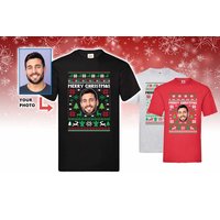 Photo Face Christmas T-shirts