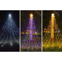 350 LED Christmas Star Solar Lights