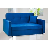 Viva Blue 2-Seater Sofa Bed
