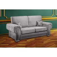 Verona Grey Three-Seater Sofa