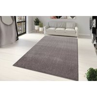 Plain Beige Rug Modern Soft Carpet