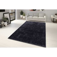 Black Grey Monochrome Soft Carpet