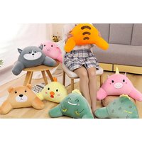 Novelty Plush Lumbar Support Pillow