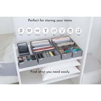 Drawer Storage Organisers in Charcoal