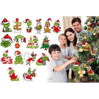 Grinch Inspired Christmas Tree Ornaments