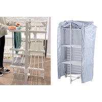 3-Tier Compact Heated Clothes Airer with Cover