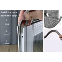 6M Grey Brush Draft Excluder