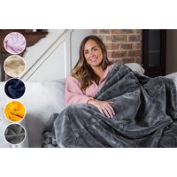 Luxurious Fleece Faux Fur Throw