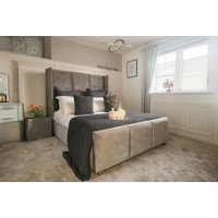 Upholstered Savoy Wing Bed