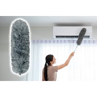 Feather Duster with Curtain Poles