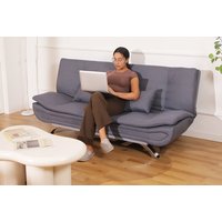 3-Seater Linen Recliner Sofa