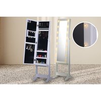 LED Mirrored Jewellery Cabinet
