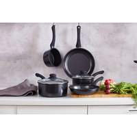 5pc Matte Black Carbon Steel Pan Set!