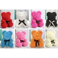 V-Day Rose Teddy Bear with Gift Box