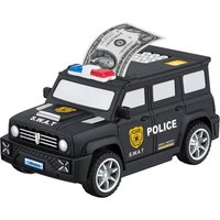 Kids' Electronic Piggy Bank Toy Car - Musical Christmas Gift for Children (White or Black) | Wowcher