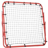 Adjustable Sports Rebounder Net - Red/Black - Outdoor Garden Game for Football, Tennis & More | Wowcher