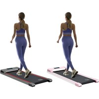 Portable Folding Walking Pad Treadmill - Compact Steel Frame, LED Display, 100kg Capacity | Wowcher