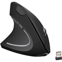 Ergonomic Wireless Gaming Mouse - Vertical Design, 2.4GHz, Adjustable DPI, Left/Right-Handed, Multi-Colour | Wowcher