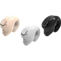 Single Ear Wireless Bluetooth Headphones - Clip-On, Lightweight, Noise Cancelling, HIFI Stereo, IPX5 Water-Resistant, 8-Hour Battery | Wowcher