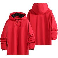 Unisex Lightweight outdoor rain jacket, S, Red | Wowcher