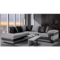 Amara Modern Fabric Corner Sofa - 4-Seater, Left or Right Hand, Contemporary Style | Wowcher