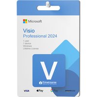 PRICE DROP! Microsoft Visio Professional 2024 Software License - Digital Download, Lifetime Licence, Professional Edition for Windows 10 & 11 | Wowche