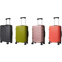 JLY Signature Suitcase - Durable, Stylish Hardshell Luggage in 2 Sizes | Wowcher