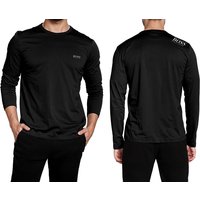 Hugo Boss Men's Pure Cotton Long Sleeve T-shirt with Embroidered Logo - 5 Sizes & Colours | Wowcher