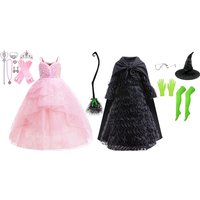Magical Wicked Elphaba and Glinda Costumes with Accessories | Wowcher