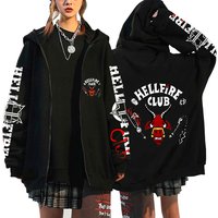 Unisex XXL / 7: A Stranger Things zip up hoodie | Wowcher