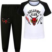 Unisex 9-10 YEARS / BLACK: Stranger Things long pyjama set – 7 colours | Wowcher