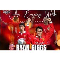 Evening with Ryan Giggs - 2 or 3 Course Meal Included - 2 Dates | Wowcher