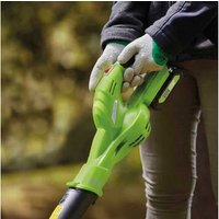 Cordless Garden Leaf Blower 20V - Lightweight, Ergonomic, Lithium-ion Power | Wowcher