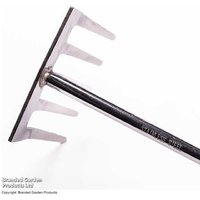 Stainless Steel Hand Rake Set with Ergonomic Soft Grip - Heavy-Duty Garden Tool, Rust Resistant | Wowcher